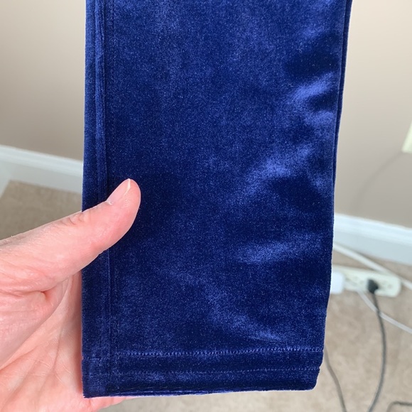 Spanx navy velvet leggings sz med - Picture 7 of 10